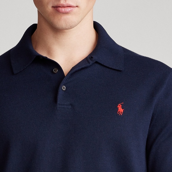 Nwt Ralph Lauren Cotton Polo Collar 